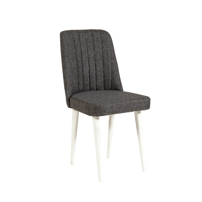 Hanah Home Vina 1053 Juego de Comedor Extensible Blanco y Antracita